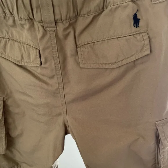 Polo RL Big Boys Tan Cargo Shorts Size 20-XL - Picture 5 of 12